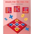 thumbnail image 4 of Juego de mesa JoyCat Tic Tac Toe para niños y familia, paquete a granel x30, 4 of 8