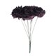 thumbnail image 1 of GOOHOCHY Flor de rosa artificial de 7 cabezas Ramo de flores de rosa negra con apariencia real para el festival de la fiesta de bodas (sin hojas), 1 of 8