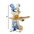 thumbnail image 2 of Adam & Friends 676685060143 Adam & Friends Butler Mouse With Tray Sculpture | Memphis Abstract, 2 of 7