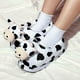 thumbnail image 5 of 1 par de pantuflas de algodón de invierno para parejas, calzado de felpa, pantuflas cálidas, 5 of 5