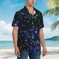 thumbnail image 4 of Mid Century Modern Mens Hawaiian Shirt Short Sleeve Casual Button Up Tropical Summer Beach Shirt, 4 of 9