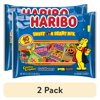 (2 pack) HARIBO Sweet or Scary Halloween Assorted Fruit Flavor Gummy Candy, 21.1oz, 45ct Mini Gummy Pouches