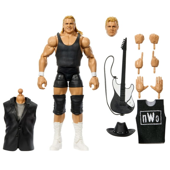 WWE Monday Night War Elite Collection Curt Hennig Action Figure with Accessories, Build-a-Figure Parts
