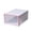 F, variant on Utoimkio Foldable Shoe Boxes Clear Plastic Stackable Shoe Storage Containers Sneaker Bins Portable Stacking Shoe Boxes for Women