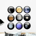 thumbnail image 1 of System Solar Buttons Wall Mural by Wallmonkeys Peel and Stick Graphic (24 in H x 24 in W) WM179413, 1 of 4