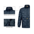 thumbnail image 6 of Little Donkey Andy Men's Puffer Warm Jacket Windproof Winter Coat with Recycled Insulation Navy S, 6 of 7