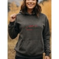 thumbnail image 2 of Bold Festive Christmas Hoodie for Men Women, Holiday Pullover Hooded Sweatshirt, Cozy Cotton Poly Blend, Funny Winter Xmas Gift Outfit, 2 of 5