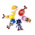 thumbnail image 3 of Sonic The Hedgehog Décoration Figurine d'Action 6 Pcs, 3 of 3