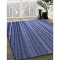 thumbnail image 2 of Ahgly Company Indoor Round Patterned Cornflower Blue Area Rugs, 7' Round, 2 of 6