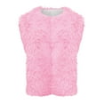 thumbnail image 3 of Women's Vests Women's Vest Button Down Sleeveless Fuzzy Vest Women Winter Clothing Womens Trendy Clothes, 3 of 4