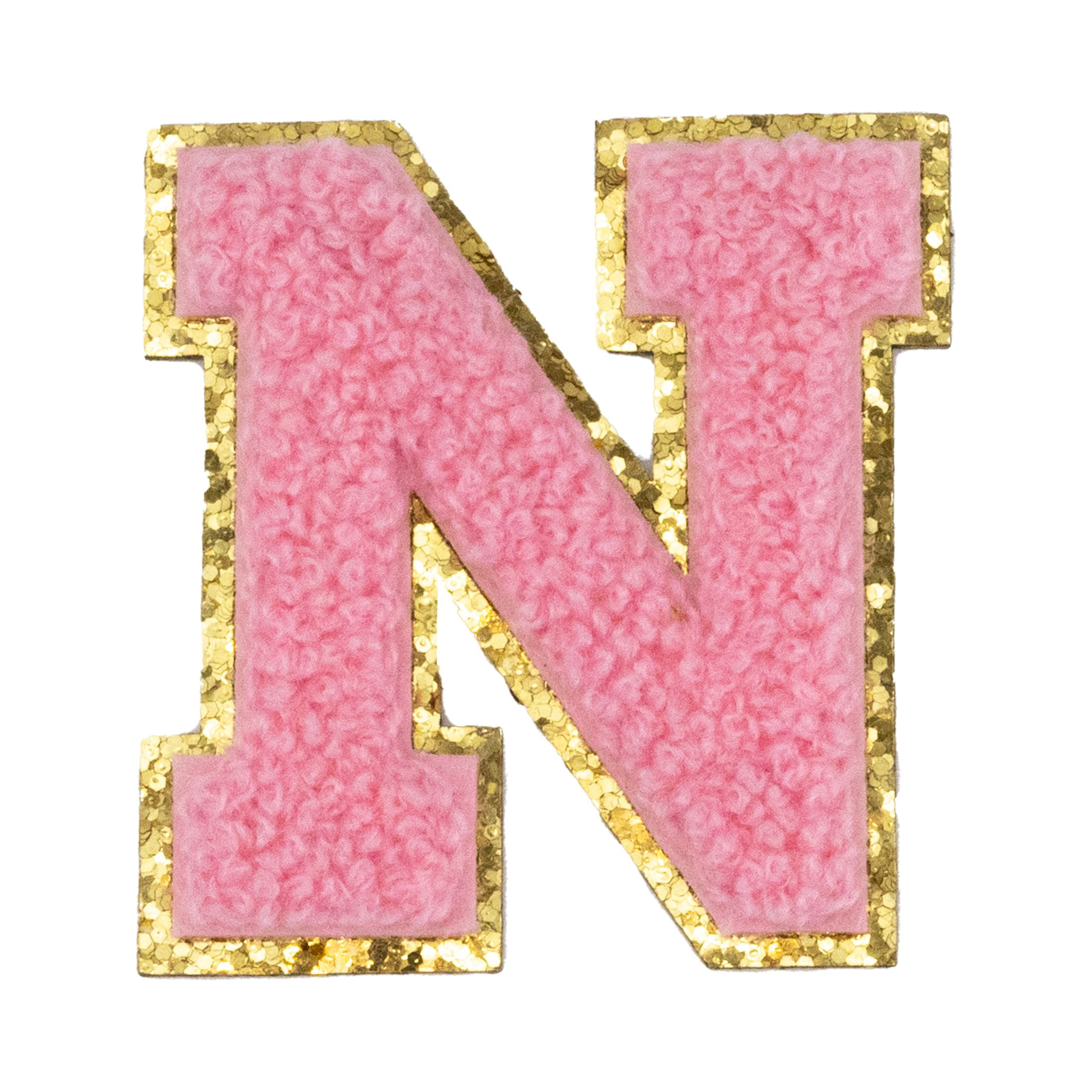 (6 pack) Hello Hobby Chenille N Pink Patch