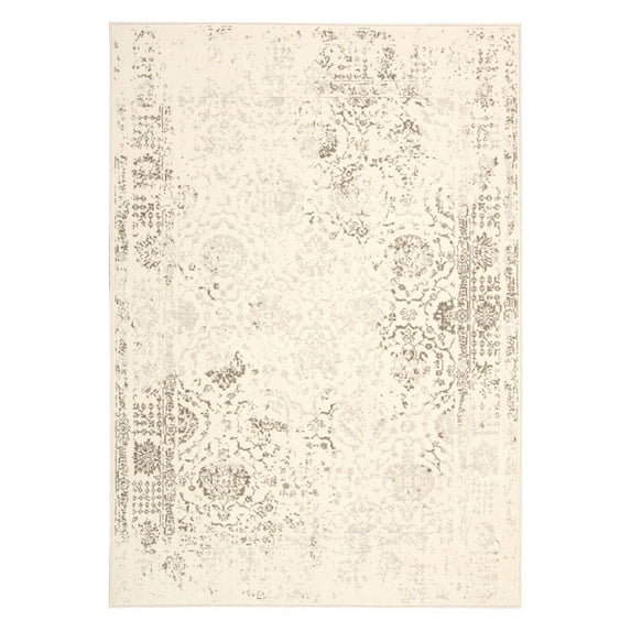 Nourison 9'10" x 13' Michael Amini Glistening Nights Ivory Rectangle Area Rug