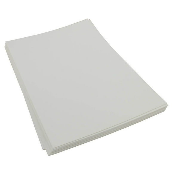 Craft Foam Sheets--12 x 18 Inches - White - 5 Sheets-2 MM Thick