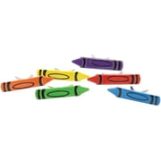 Angle View: Eyelet Outlet Shape Brads 12/Pkg-Crayons, Pk 3, Eyelet Outlet