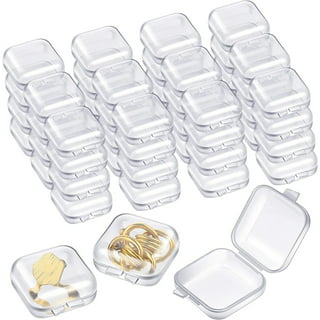 4 Pieces Plastic Jewelry Box, Clear Plastic Jewelry Box, Sort