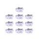 thumbnail image 1 of 10 cuentas dispersas de plata de ley con forma de estrella pequeña, para manualidades, accesorios para pulseras (plata), 1 of 8