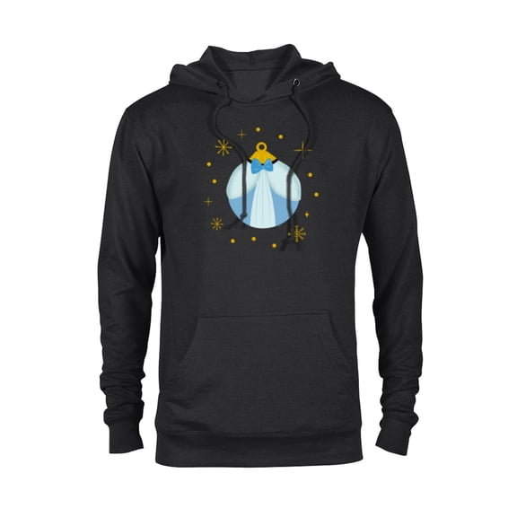 Disney Princess Cinderella Holiday Christmas Ornament - Pullover Hoodie for Adults - Customized-Black