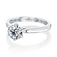 thumbnail image 3 of Kobelli 14k Gold 1ct Round Certified Lab-Grown Diamond 6-Prong Ring GH/SI, 3 of 5