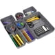 thumbnail image 1 of Organizador de cajones de escritorio, cajas de oficina de fieltro, organizador de mesa, para bolígrafos, borradores y otros accesorios de oficina, escuela y hogar (gris), 1 of 8