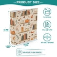 thumbnail image 3 of FORMRS 3 Ring Binder 1.5 inch with Pockets Set of 2 Clip Board 200 Sheets Capacity, Fall Book Shelf, 3 of 8