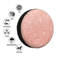 thumbnail image 4 of Fotbe Rose Gold Glitter Funda de Llanta de Repuesto con Estampado, Engrosada, Ajuste Universal para Jeep, Remolque, RV, SUV, Camión-16 inch, 4 of 6