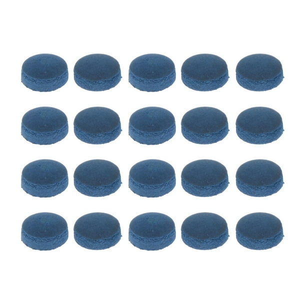 20 puntas para tacos de billar Puntas portátiles de salto y pausa Puntas para tacos de billar para barrancos de billar 13mm