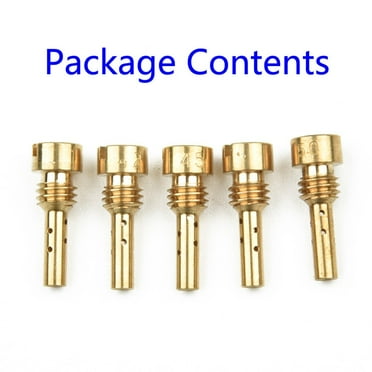 5 Slow Pilot Jet for Keihin Cv Cvk Fce Carb N424-25 40 42 45 48 50 Size 30-75