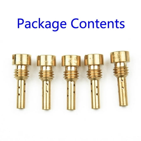 5 Slow Pilot Jet For Keihin CV CVK FCE CARB N424-25 40,42,45,48,50-Size 30-75