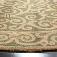 thumbnail image 4 of Safavieh Chelsea Aragon Oriental Wool Area Rug, Light Green, 8' x 8' Round, 4 of 13