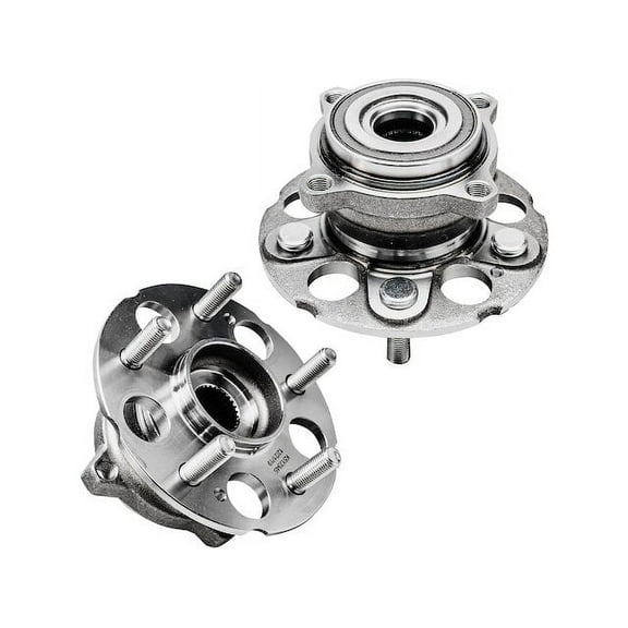 Rear Wheel Hub Assembly Set - Compatible with 2007 - 2012, 2016 - 2018 Acura RDX 2008 2009 2010 2011 2017