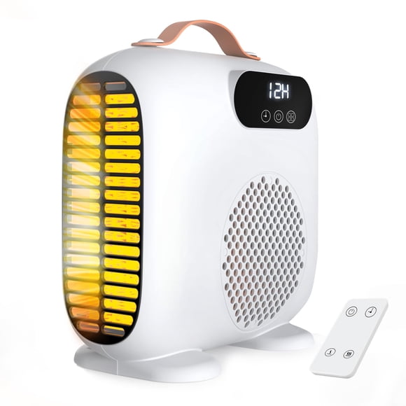 Calentador portátil Gyrivav de 1500 W para uso en interiores con mando a distancia