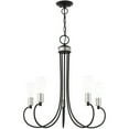 thumbnail image 3 of 5 Light Black Chandelier with Steel base material, 3 of 6