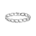 thumbnail image 4 of Oxford Ivy  Mens Oxford Ivy Stainless Steel Chain Link Bracelet 8 1/2 inches, 4 of 4