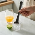 thumbnail image 5 of Honeeladyy Cocktail Muddler for Mixing Drinks, Plastic Bar Tool for Crushing Mint, Fruit, Ice, and Herbs, Lemon Smasher and Drink Mixer for Home Bar, Kitchen, Party or Bartending Use, Black, 5 of 6