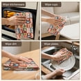 thumbnail image 6 of 2 Pcs Funny Kitchen Towels,Multicolor Christmas Icon Pattern Microfiber Dish Towels,Kitchen Tea Towels,Kitchen Towel Set (18" X 26"), 6 of 7