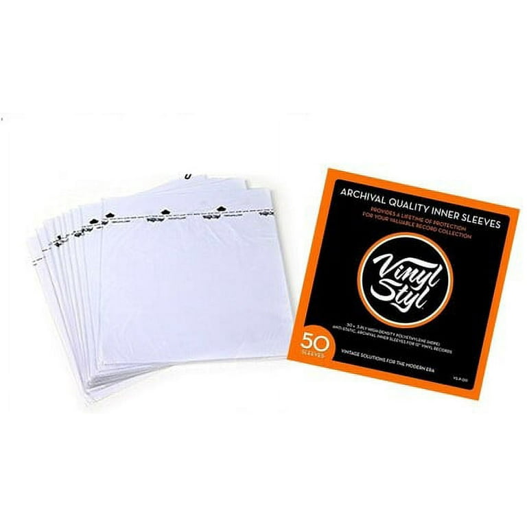  Vinyl Styl Protective Outer Record Sleeves - 100 Pack : Home &  Kitchen