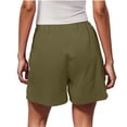 thumbnail image 4 of Weiqiqre Shorts pour Femmes Taille Haute Bermuda Extensible Séchage Rapide Été Décontracté, 4 of 7