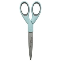 Westcott Sewing Scissors, Titanium, 7", Micro-tip, for Craft, Light Blue, 1-Count