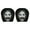 E, variant on 2 Pack Halloween Creepy Ghost Woman Face Car Headrest Covers Horror Scary Spirit Head Rest Protector Covers Auto Interior Prank Decor For Car SUV Truck