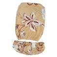 thumbnail image 1 of DOLITY Stretch Spandex Slipcover Office Computer Chair Cover Beige-Floral, 1 of 6