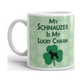 thumbnail image 2 of My Schnauzer Is My Lucky Charm Schnauzer Gifts Coffee Tea Ceramic Mug Office Work Cup Gift 15 oz, 2 of 3