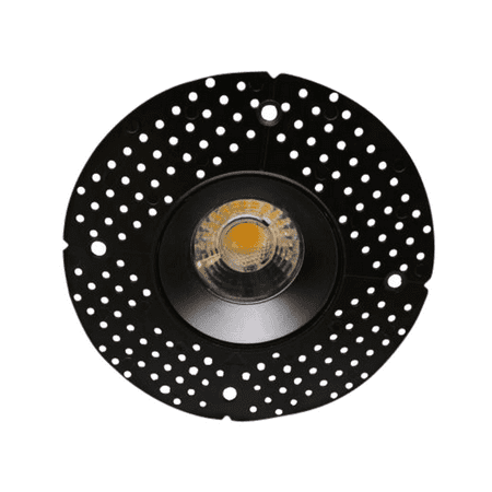 

Perlglow 3.5 inch Trimless Round Black Downlight Luminaire LED Recessed Light Fixtures Ceiling Lights 5CCT.