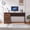 Brown, variant on Haooyeah Office Computer Desk with 3 Drawers, Built-in Power Outlet, USB & Type-C Fast Charging, Wooden Writing Desk for Home Office,Blue