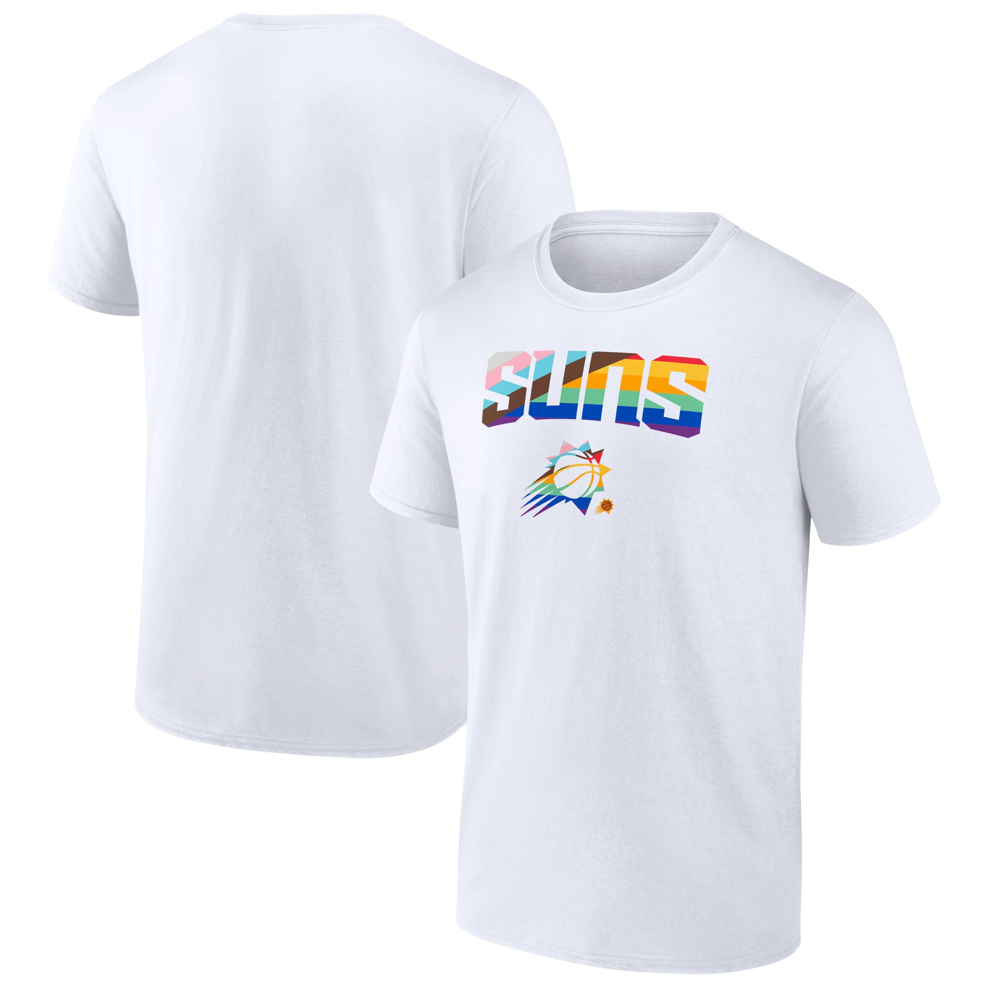 Men's White Phoenix Suns Pride T-Shirt