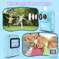 thumbnail image 4 of Kidsjoy Kids Instant Print Camera,1080P Digital Video Camera for Kids, Birthday Gifts for Girls Boys Age 3-12, Toddler Camera with 3 Rolls No Ink Print Paper (Blue), 4 of 8