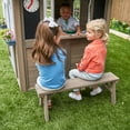 thumbnail image 5 of KidKraft Forestview II Wooden Outdoor Playhouse with Ringing Doorbell, Bench and Kitchen, 5 of 12