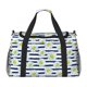 thumbnail image 1 of Fotbe Daisy Striped Nautical Bolsa de Viaje con Estampado, Bolsa de Fin de Semana para Mujer con Compartimento para Zapatos, Bolsa de Gimnasio con Bolsillo Húmedo, 1 of 7