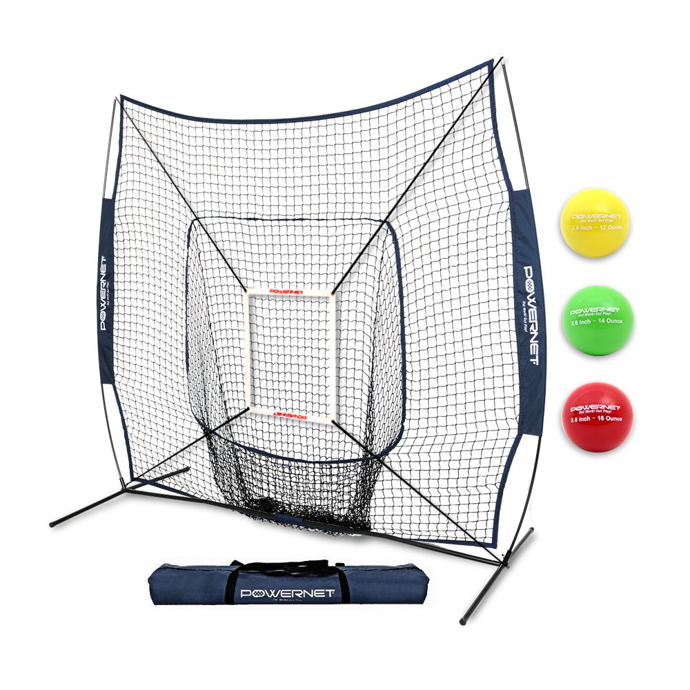 DLX 2.0 Baseball Softball Hitting Net System w/ 3 Progressive