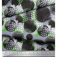 thumbnail image 2 of Soimoi Rayon Crepe Fabric Brush Stroke & Dots Abstract Fabric Prints by Yard 46 Inch Wide, 2 of 3