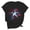 Black, variant on SELONE 4th of July Womens Shirts Trendy Star Tops Crewneck Short Sleeve Clothes Independence Patriotic Graphic Wear
